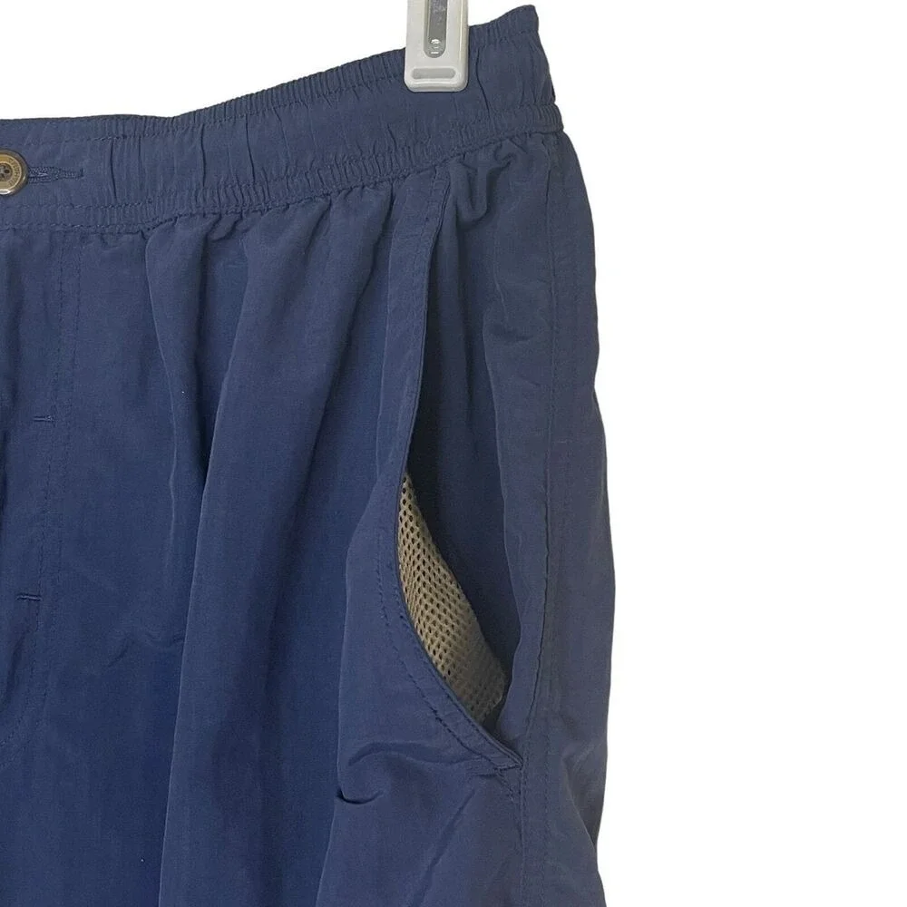 Tommy Bahama Mens Navy Blue Nylon‎ Swim Trunks Board Shorts Mesh Lined Size S